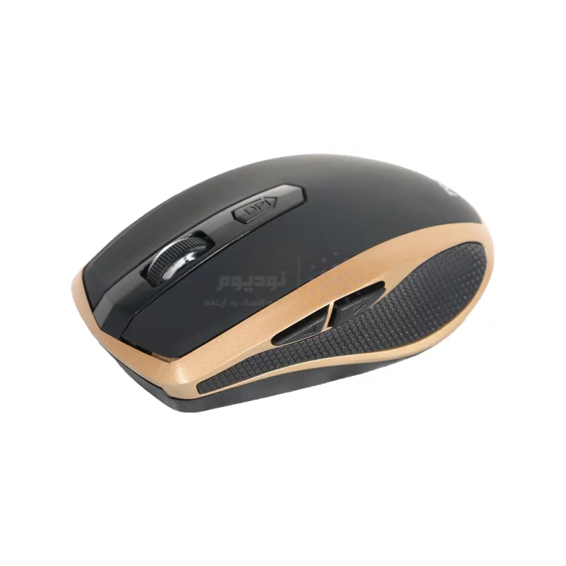 ماوس بی سیم TSCO مدل TM 667W - مشکی طلایی - تصویر 3