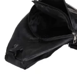 کیف تک بند مدل Body Bag چرمی - مشکی - تصویر 3