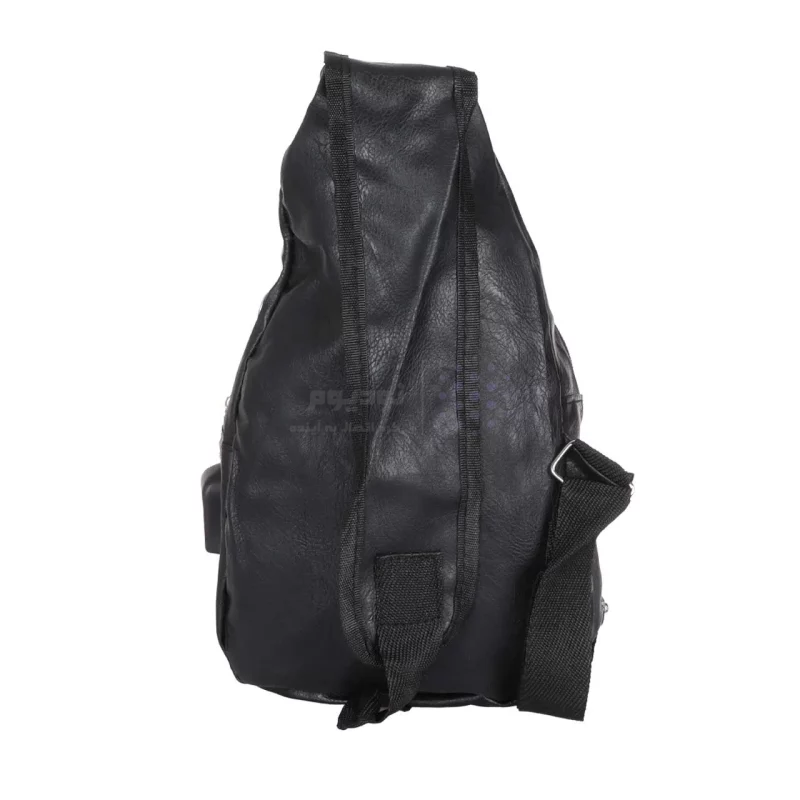 کیف تک بند مدل Body Bag چرمی - مشکی - تصویر 4