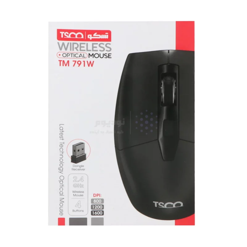 ماوس بی سیم TSCO مدل TM 791W - مشکی - تصویر 7