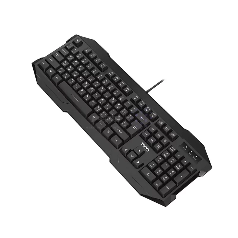 کیبورد باسیم TSCO مدل TK 8041 - مشکی - تصویر 3