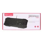 کیبورد باسیم TSCO مدل TK 8041 - مشکی - تصویر 6