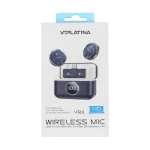 میکروفون بی سیم یقه ای با کیس شارژ VIPLATINA Type-C مدل VR11 - مشکی (گارانتی 18 ماه تعویض نیکان همراه) - تصویر 13