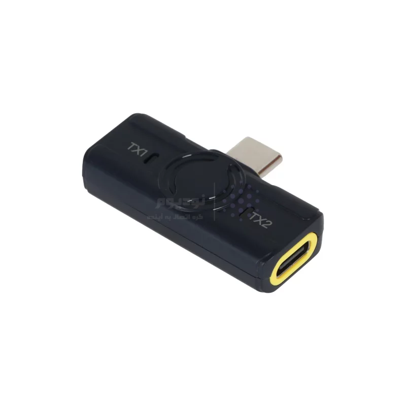 میکروفون بی سیم یقه ای با کیس شارژ VIPLATINA Type-C مدل VR11 - مشکی (گارانتی 18 ماه تعویض نیکان همراه) - تصویر 6
