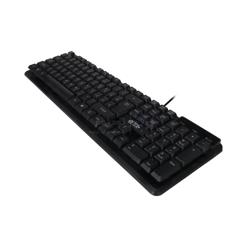 ماوس و کیبورد باسیم +DETEX مدل DK706 - مشکی - تصویر 4