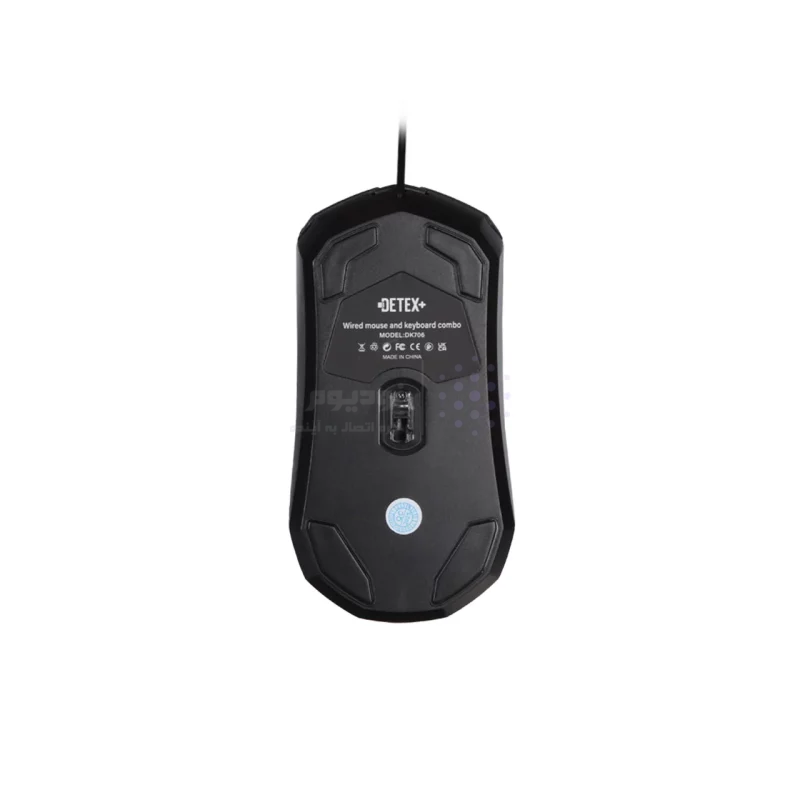 ماوس و کیبورد باسیم +DETEX مدل DK706 - مشکی - تصویر 6