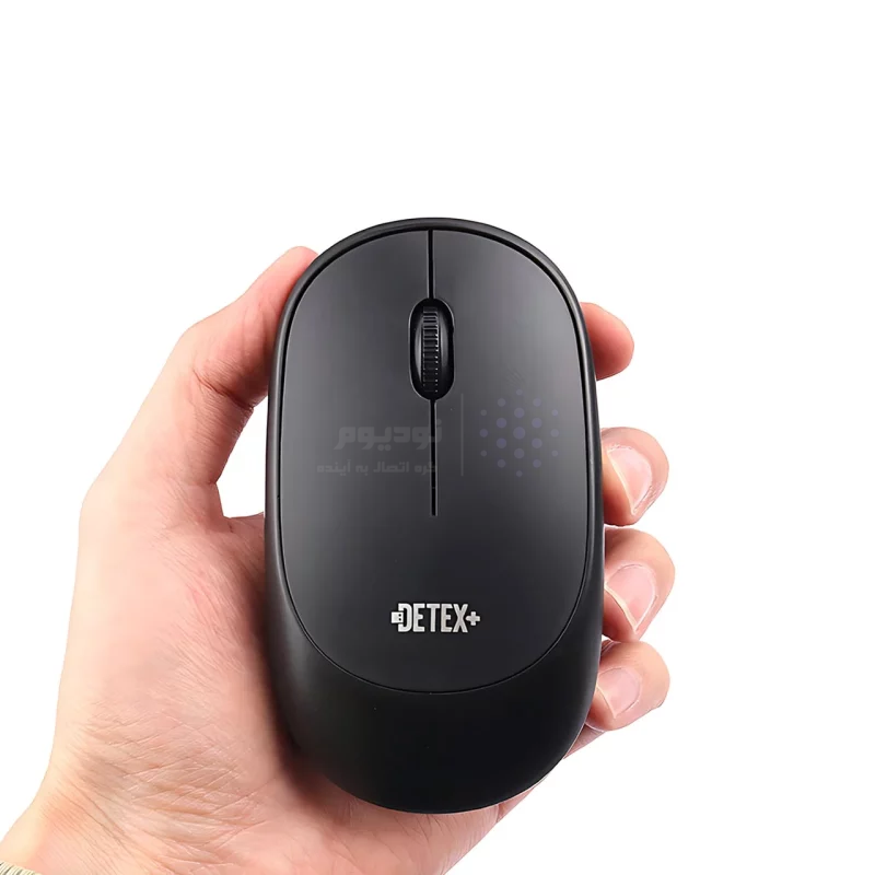 ماوس بی سیم +DETEX مدل MD-911 - مشکی - تصویر 5