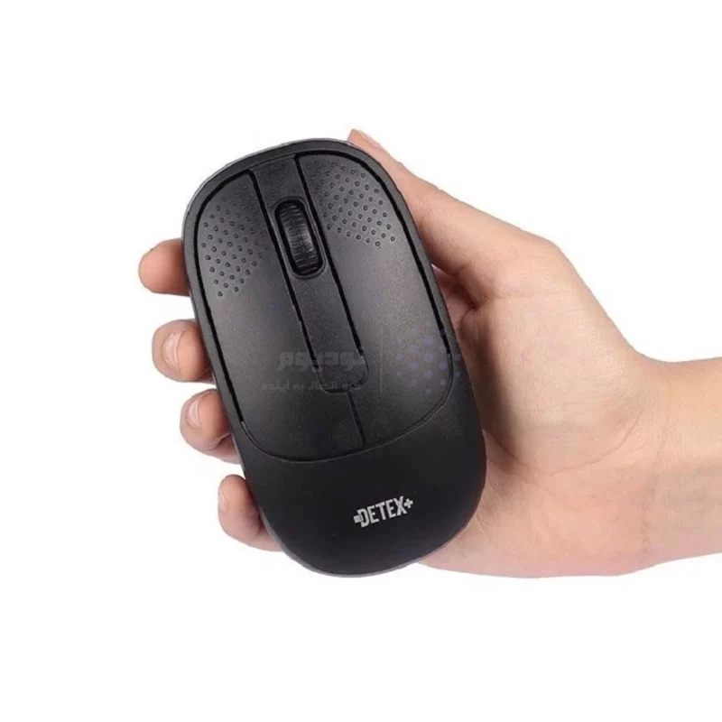 ماوس بی سیم +DETEX مدل MD-912 - مشکی - تصویر 6