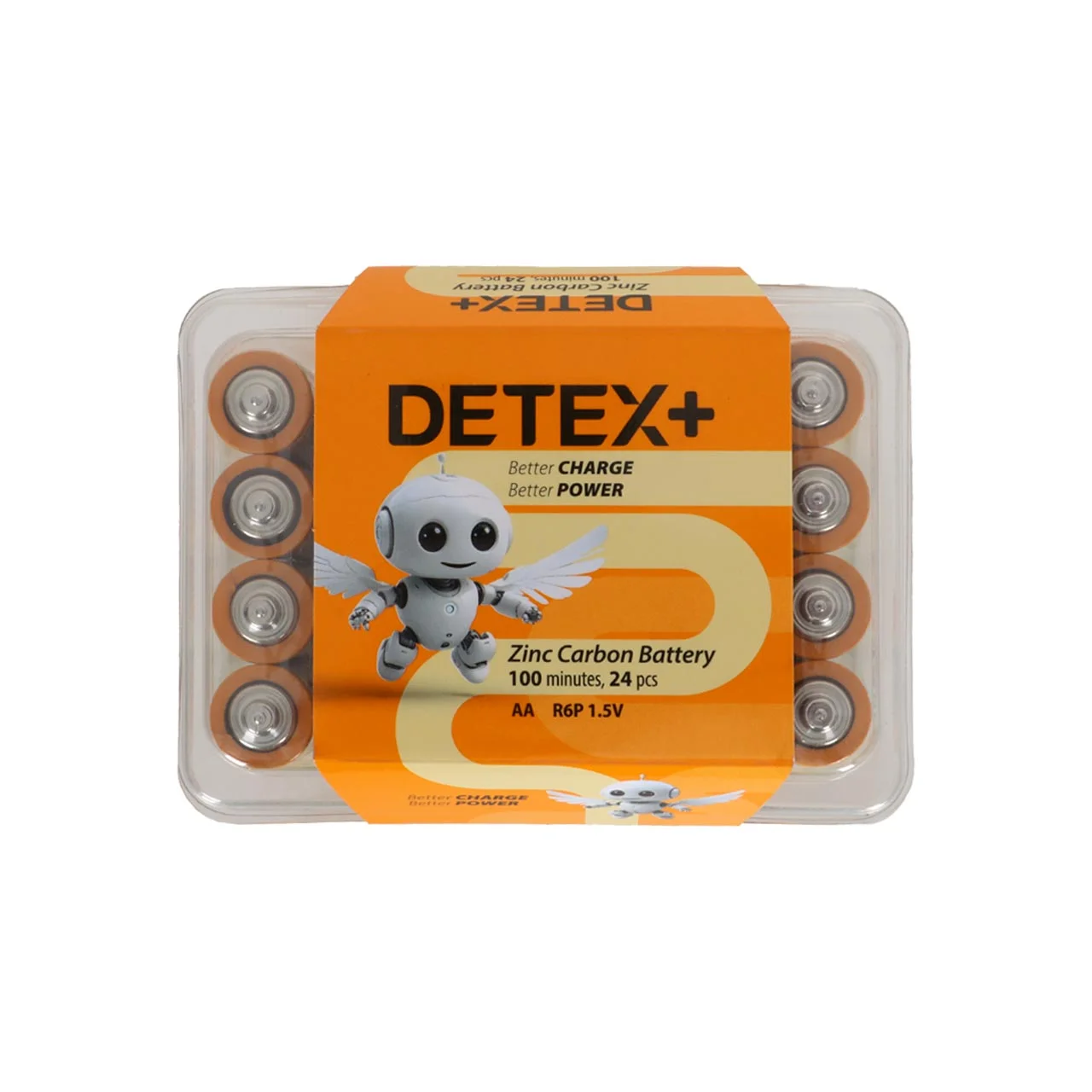 2541-1554522-1 باتری قلم Detex+ - AA مدل Zinc Carbon R6P (بسته 24 عددی) - تصویر 1