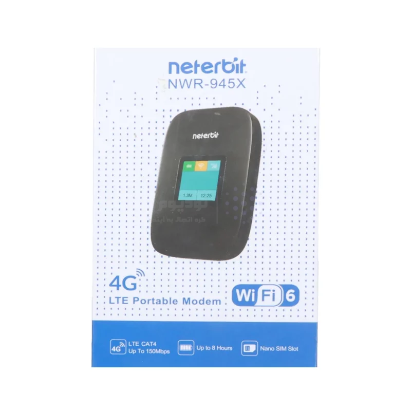 مودم همراه Neterbit 4G-LTE مدل NWR-945X - مشکی - تصویر 7