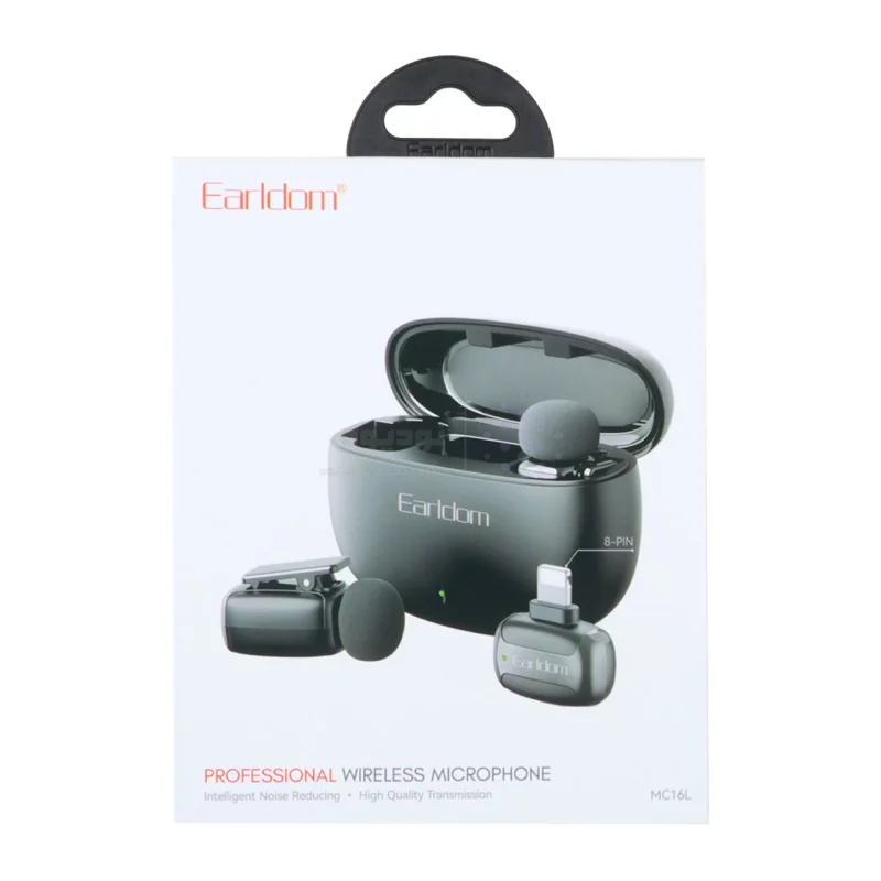 میکروفون بی سیم یقه ای Earldom Lighting مدل MC16L - مشکی - تصویر 5