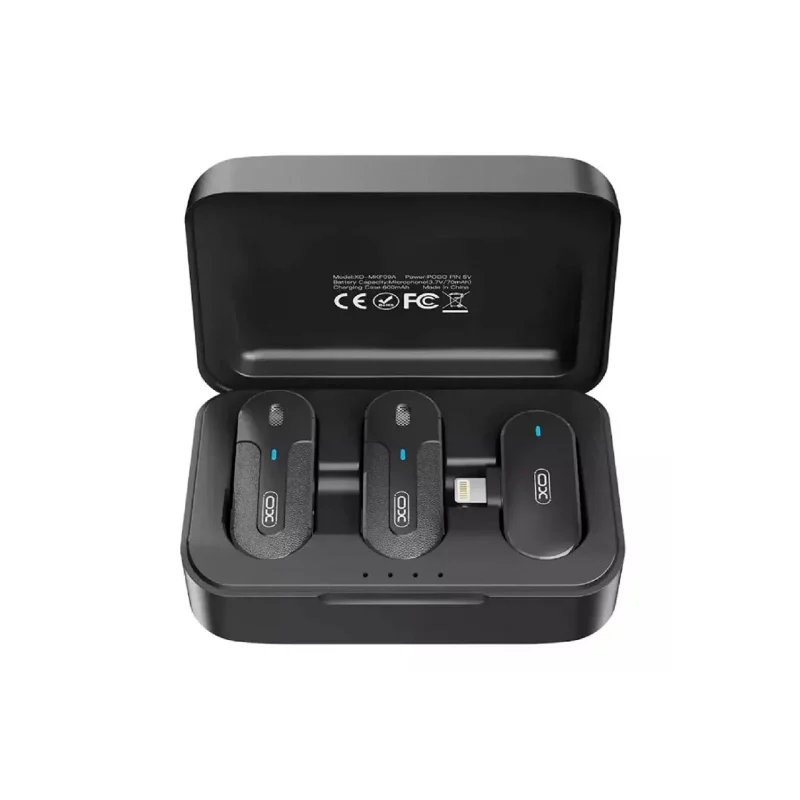 میکروفون بی سیم XO Lightning مدل MKF09B - مشکی - تصویر 2