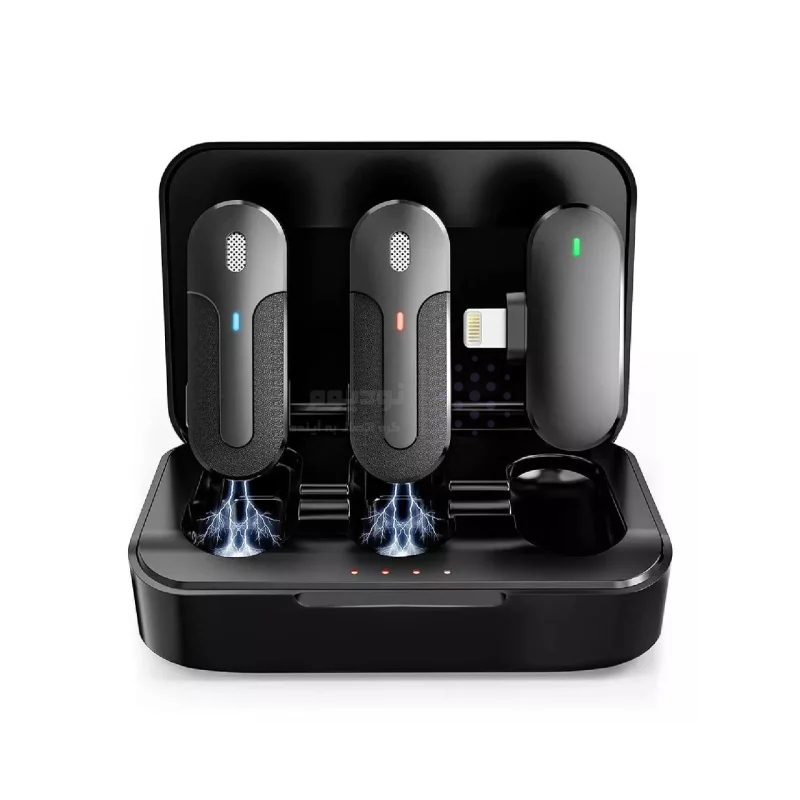 میکروفون بی سیم XO Lightning مدل MKF09B - مشکی - تصویر 4