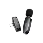 میکروفون یقه ای بی سیم XO Type-C مدل MKF08A - مشکی - تصویر 3