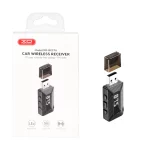 دانگل بلوتوث گیرنده صدا XO مدل XO-BCC16 - خاکستری(دارای ورودی رم میکرو،نمایشگر LED و قابلیت مکالمه)