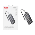 هاب 7 پورت XO Type-C مدل XO-HUB016 - مشکی
