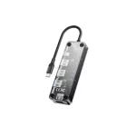 هاب 7 پورت XO Type-C مدل XO-HUB016 - مشکی - تصویر 3