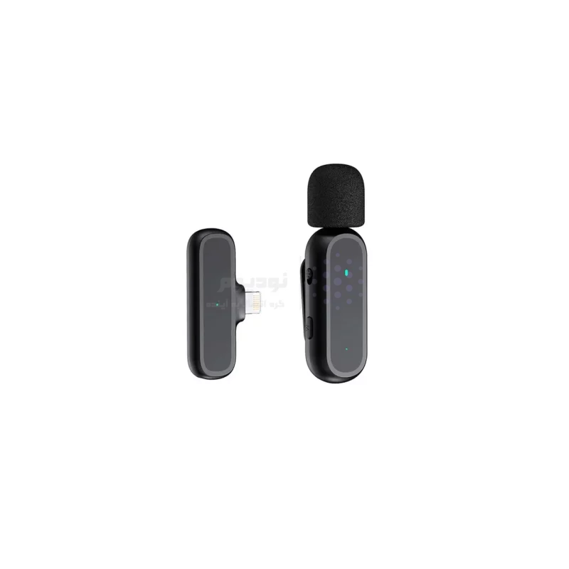 میکروفون بی سیم Lightning مدل K60 - مشکی - تصویر 4