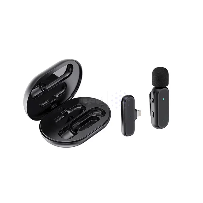 میکروفون بی سیم Lightning مدل K60 - مشکی - تصویر 5