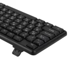 کیبورد باسیم P-net مدل KB-600 - مشکی - RYL - تصویر 4