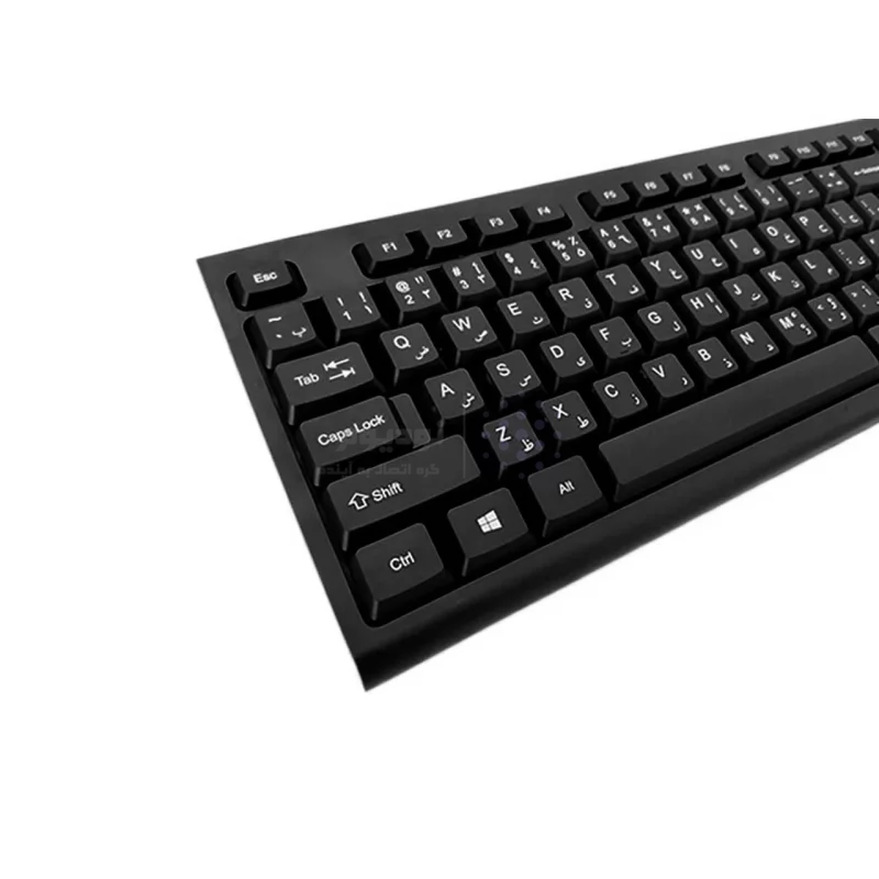 کیبورد باسیم P-net مدل KB-600 - مشکی - RYL - تصویر 5