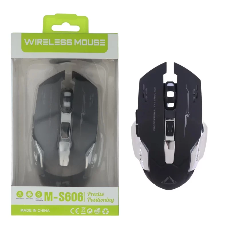 ماوس بی سیم مدل M-S606 - مشکی - RYL - تصویر 2