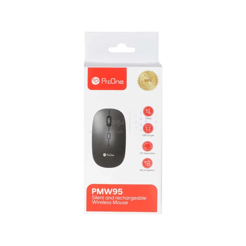 ماوس بی سیم ProOne مدل PMW95 - مشکی - تصویر 5