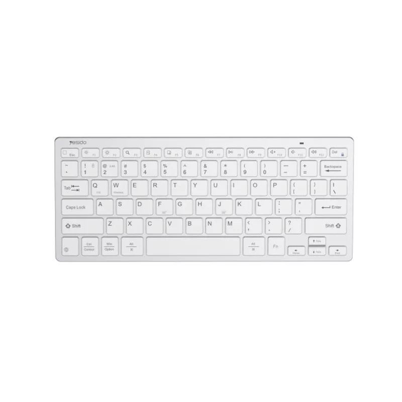 کیبورد بی سیم Yesido مدل KB11 - نقره ای (گارانتی 18 ماه تعویض نیکان همراه) - تصویر 2
