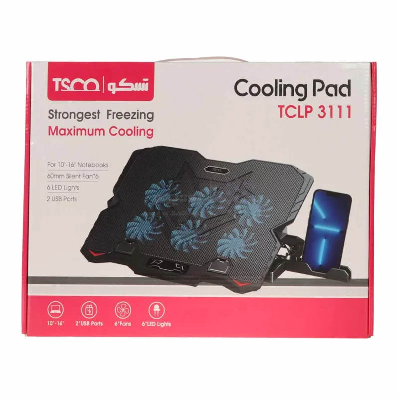 پایه خنک کننده لپ تاپ TSCO مدل TCLP 3111 - مشکی - تصویر 9