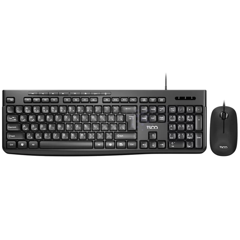 ماوس و کیبورد باسیم TSCO مدل TKM 8057 - مشکی - تصویر 3