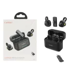 میکروفون بی سیم یقه ای Earldom Type-c مدل MC18 - مشکی(تبدیل هدیه Type-c تو Lightning داخل جعبه)
