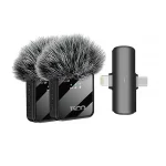 میکروفون یقه ای بی سیم Tsco Type-C/Lightning مدل TMIC 5007 - مشکی (دو میکروفون) (گارانتی 12 ماهه TSCO)