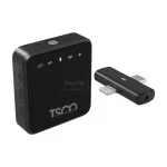 میکروفون یقه ای بی سیم Tsco Type-C/Lightning مدل TMIC 5007 - مشکی (دو میکروفون) (گارانتی 12 ماهه TSCO) - تصویر 3