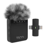 میکروفون یقه ای بی سیم Tsco Type-C/Lightning مدل TMIC 5007 - مشکی (دو میکروفون) (گارانتی 12 ماهه TSCO) - تصویر 5