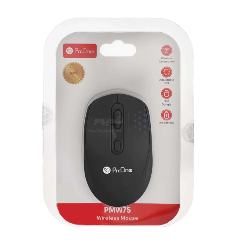 ماوس بی سیم ProOne مدل PMW75 - مشکی - تصویر 4