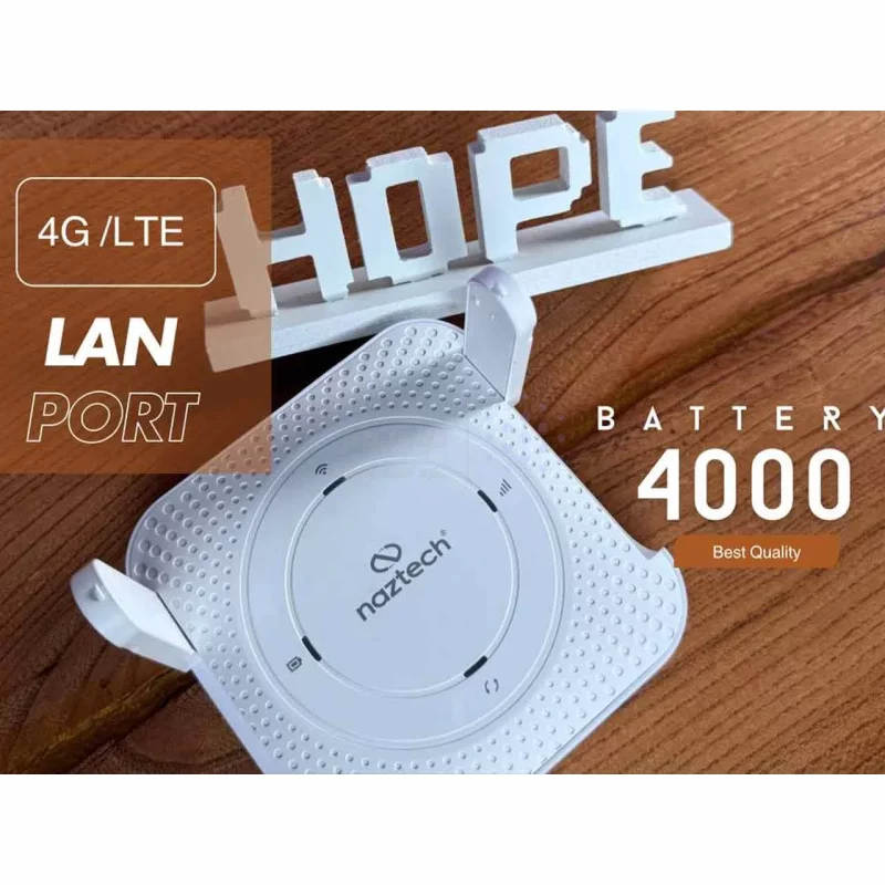 مودم همراه Naztech 4G-LTE مدل Hope N300-CAT4 - سفید - تصویر 6
