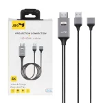 کابل 1.8 متری JBQ USB To HDMI مدل MHT-U88 - مشکی (گارانتی یکساله رصاصی)