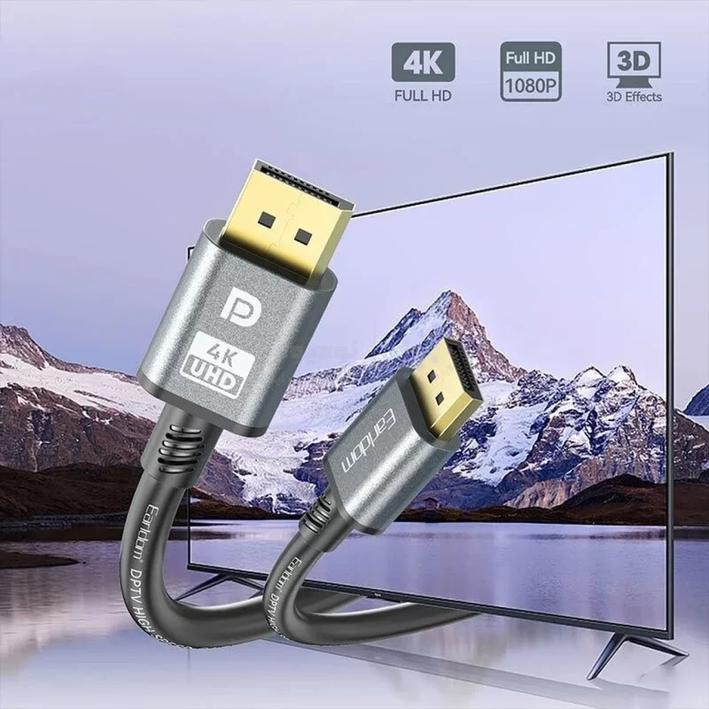 کابل 3 متری 4K Earldom HDMI مدل ET-W38 - مشکی - تصویر 5