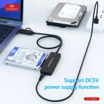 تبدیل هارد Earldom USB 3.0 & Type-C To Sata مدل ET-W37 - مشکی - تصویر 4