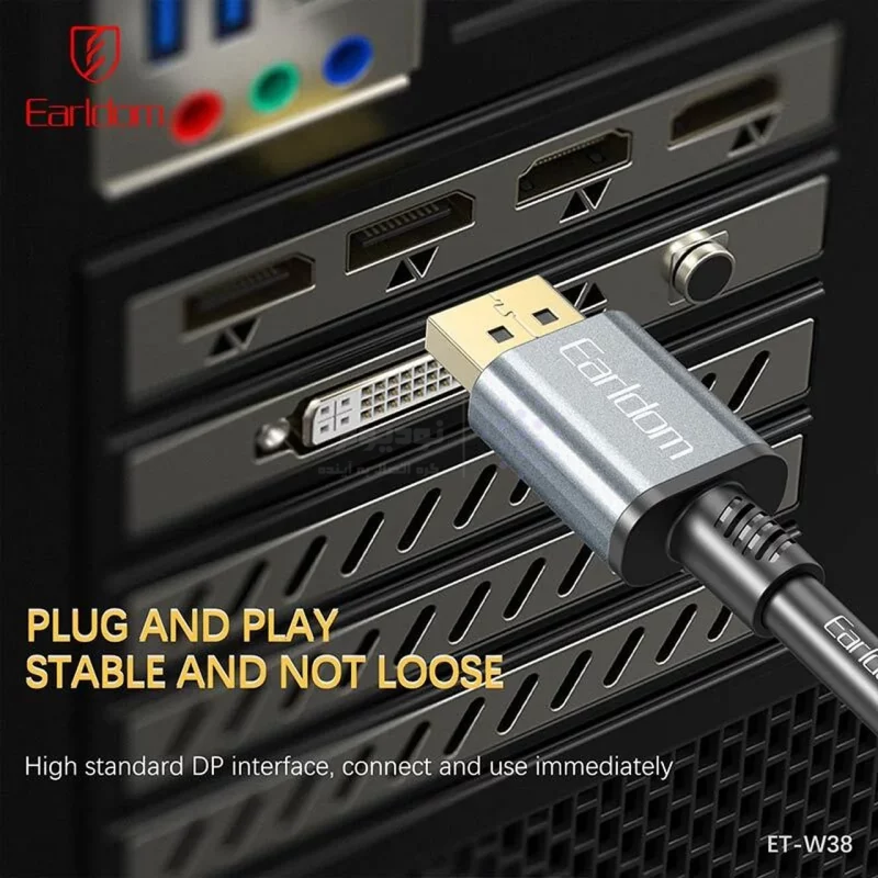 کابل 5 متری 4K Earldom HDMI مدل ET-W38 - مشکی - تصویر 6