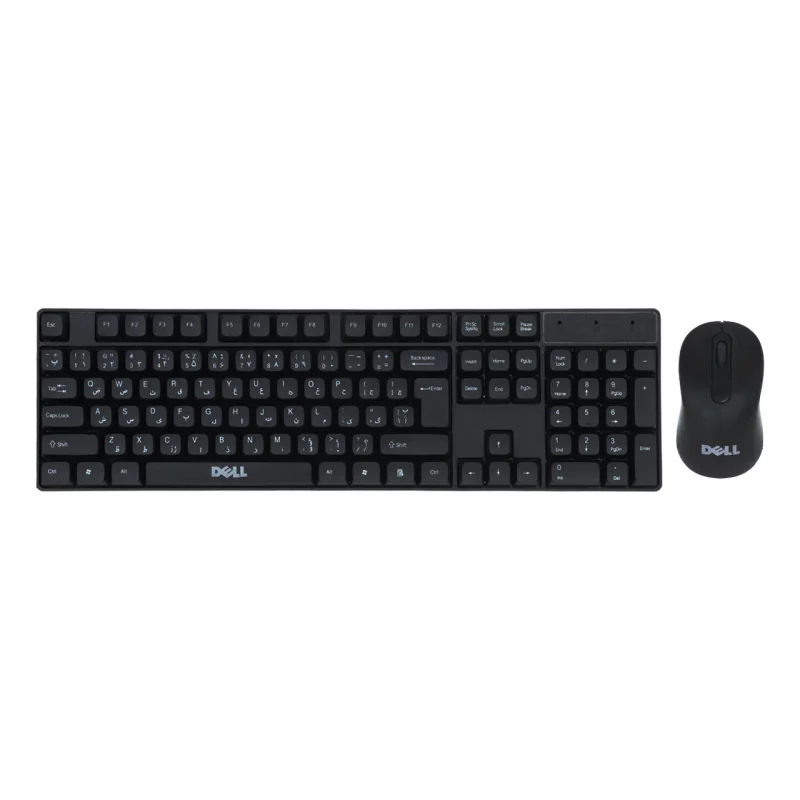 کیبورد و ماوس بی سیم DELL مدل KM632 - مشکی - RYL - تصویر 2
