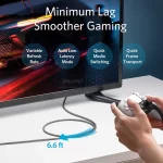 کابل 2.1 متری ANKER HDMI مدل A8743H11 - مشکی (گارانتی 18ماهه حافظه طلایی ایستا) - تصویر 3