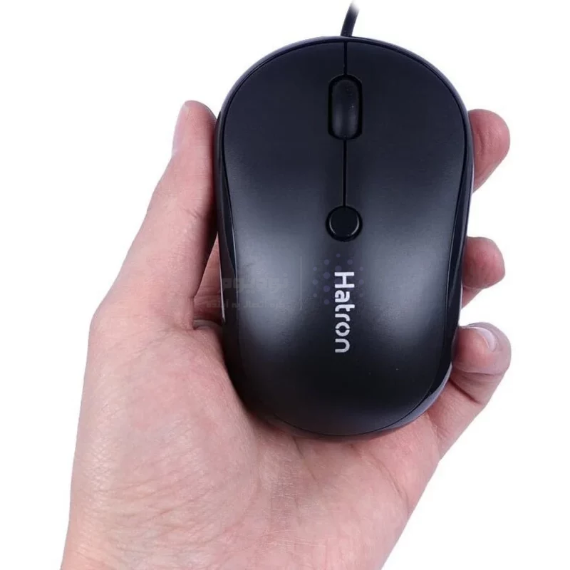 ماوس باسیم Hatron مدل HM435SL - مشکی - تصویر 4