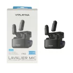 میکروفون بی سیم VIPLATINA Type-C مدل VR12 - مشکی (گارانتی 18 ماه تعویض نیکان همراه)