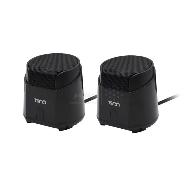 اسپیکر رومیزی (دسکتاپ) دو تکه TSCO مدل TS 2061 - مشکی USB با توان خروجی 6W - تصویر 3