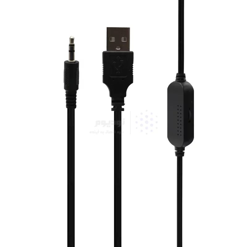 اسپیکر رومیزی (دسکتاپ) دو تکه TSCO مدل TS 2061 - مشکی USB با توان خروجی 6W - تصویر 4