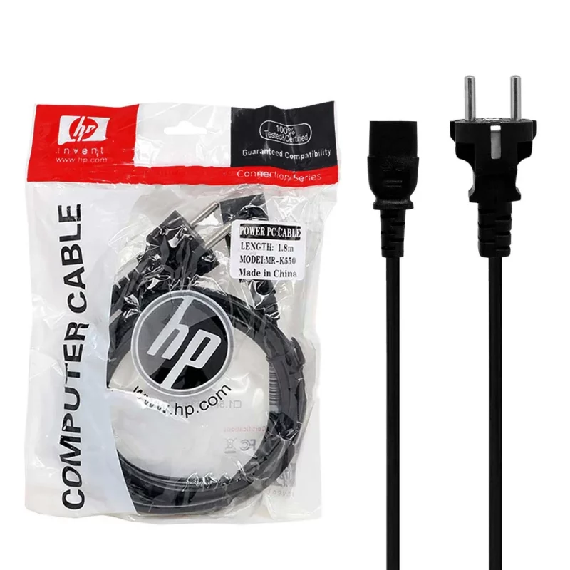 کابل برق کامپیوتر HP مدل MR-K550 طول 1.8 متری - RYL - تصویر 2
