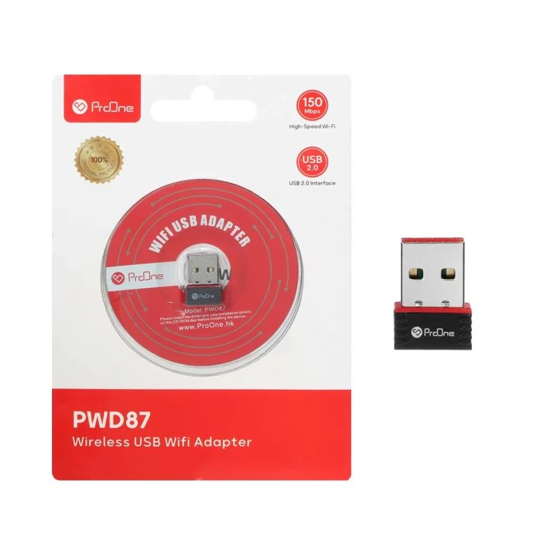 کارت شبکه بی سیم ProOne USB 2.0 مدل PWD87 - تصویر 2