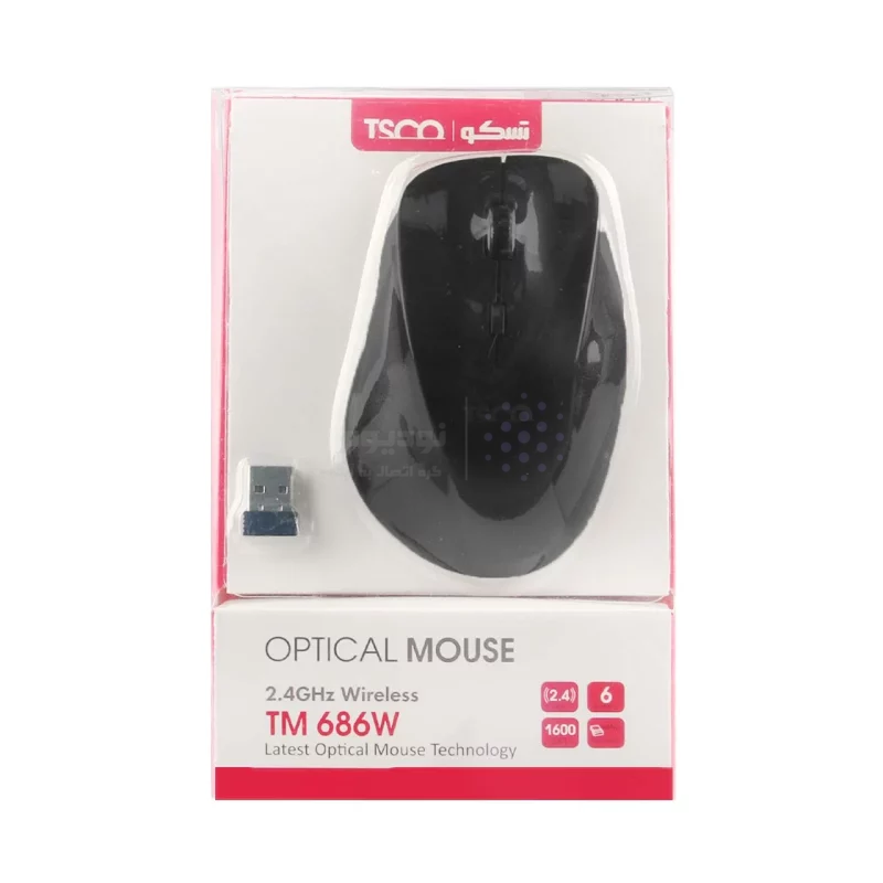 ماوس بی سیم TSCO مدل TM 686W - مشکی - تصویر 9