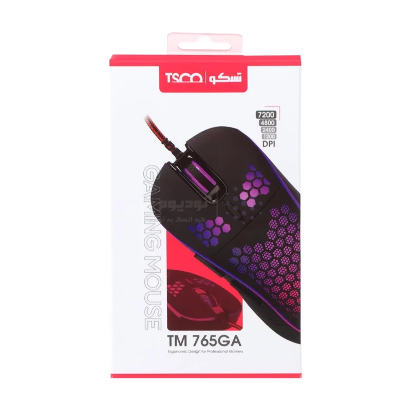 ماوس باسیم TSCO مدل TM 765GA - مشکی - تصویر 8
